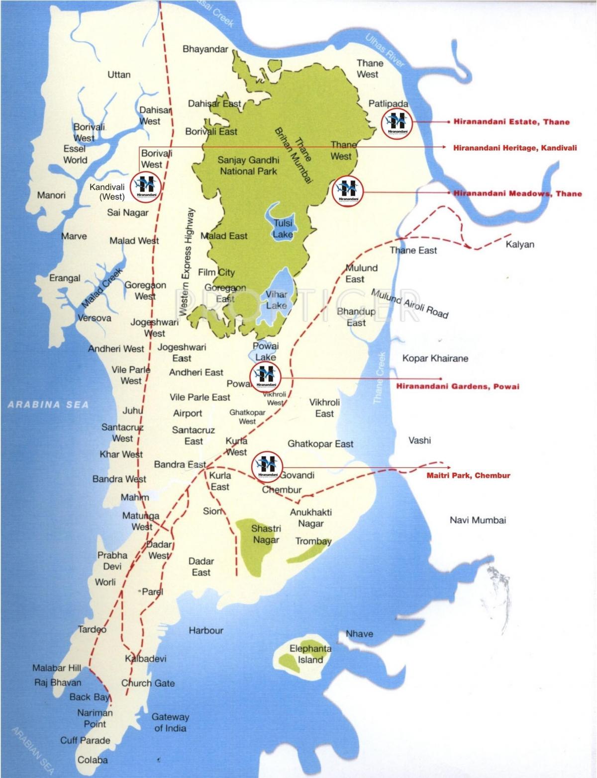 નકશો Colaba મુંબઇ
