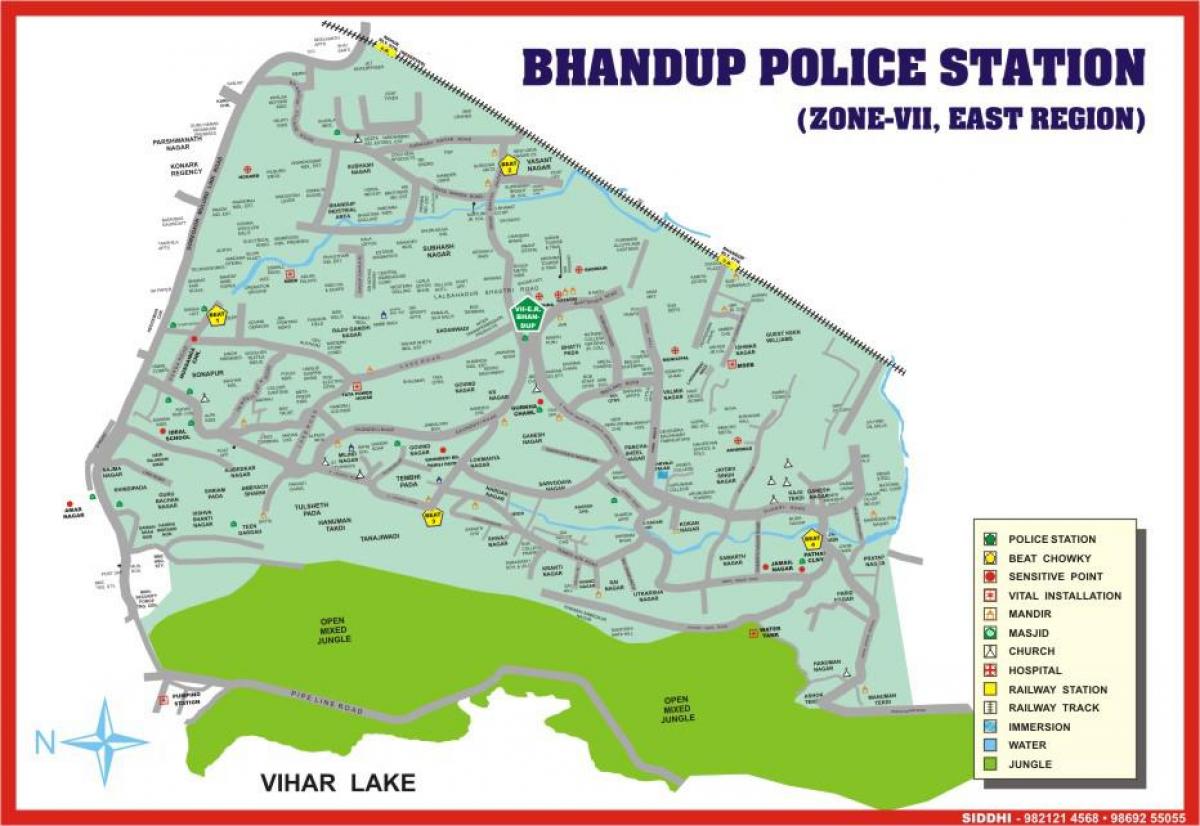 મુંબઇ Bhandup નકશો