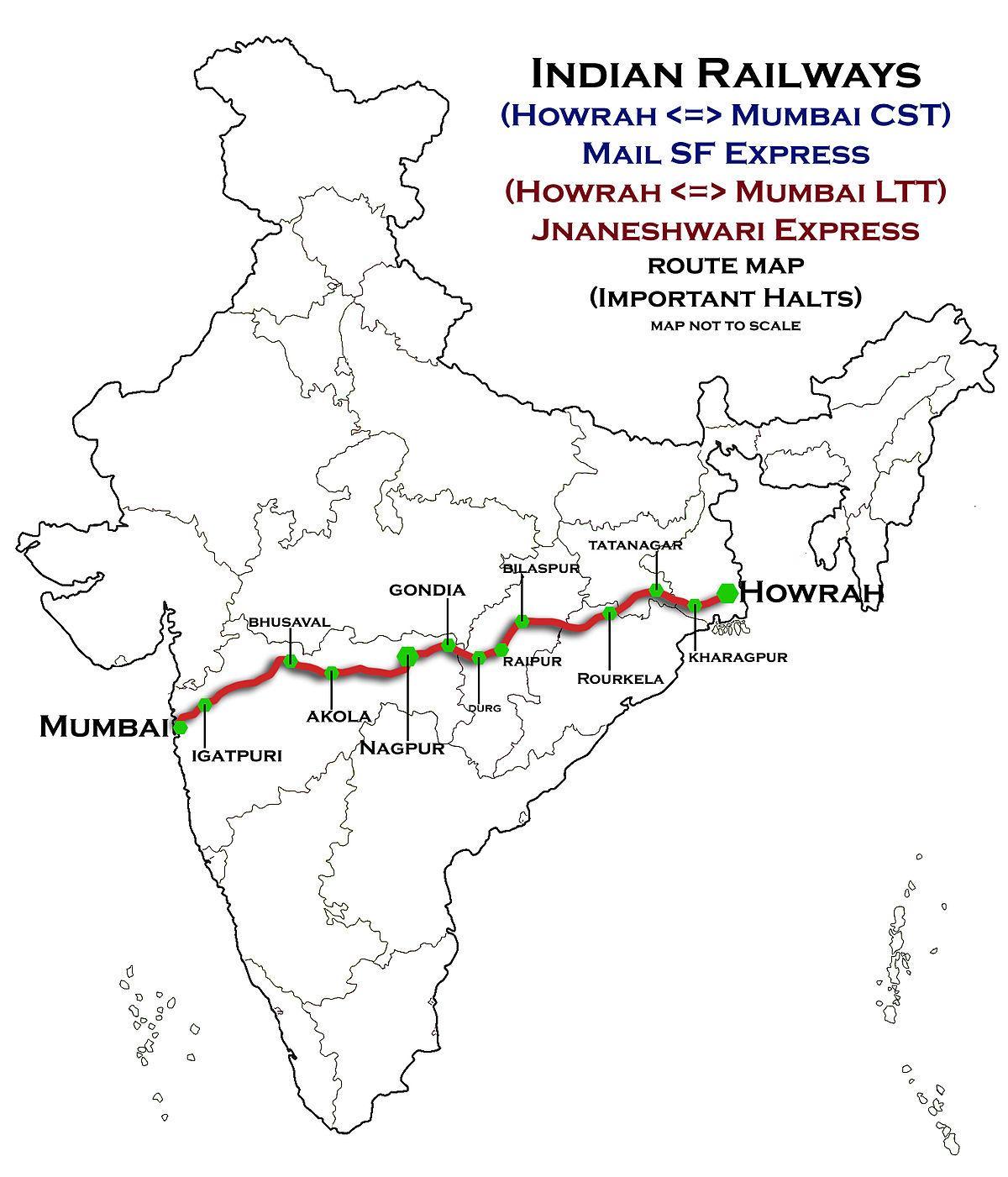 નાગપુર-મુંબઇ એક્સપ્રેસ હાઇવે નકશો