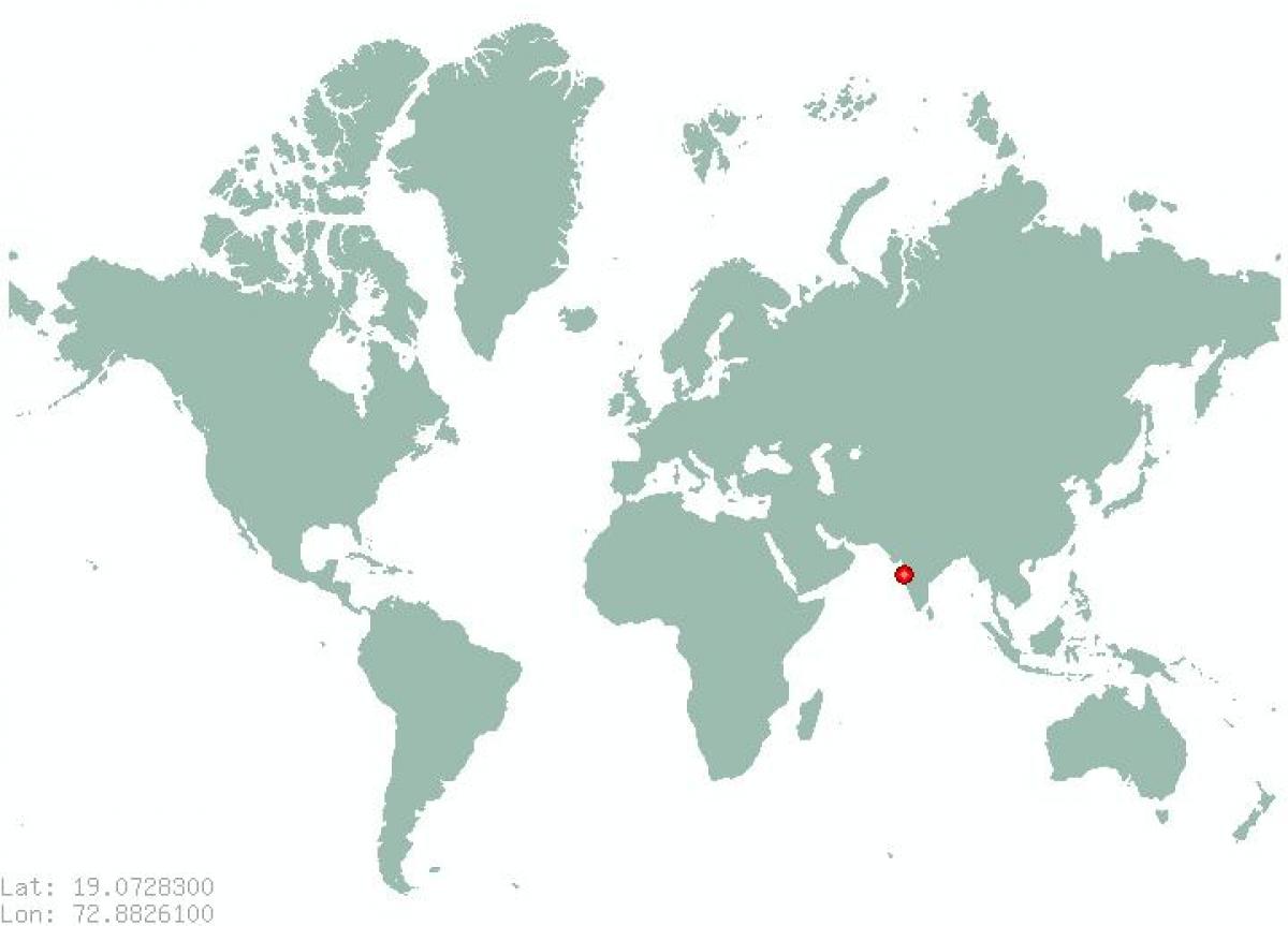 મુંબઇ પર વિશ્વના નકશા