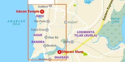 નકશો ગ્રેટર મુંબઇ