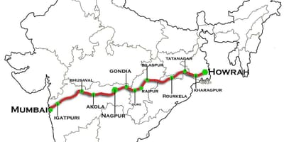 નાગપુર-મુંબઇ એક્સપ્રેસ હાઇવે નકશો