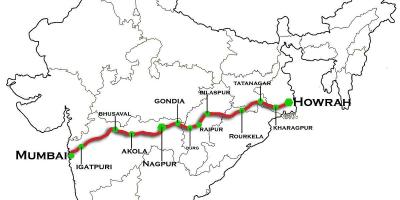 નાગપુર-મુંબઇ એક્સપ્રેસ હાઇવે નકશો