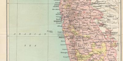 નકશો બોમ્બે રાષ્ટ્રપ્રમુખ