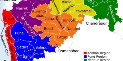 નકશો મહારાષ્ટ્ર, મુંબઇ