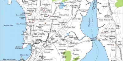 નકશો મુંબઇ સેન્ટ્રલ