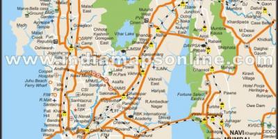 નકશો મુંબઇ સ્થાનિક